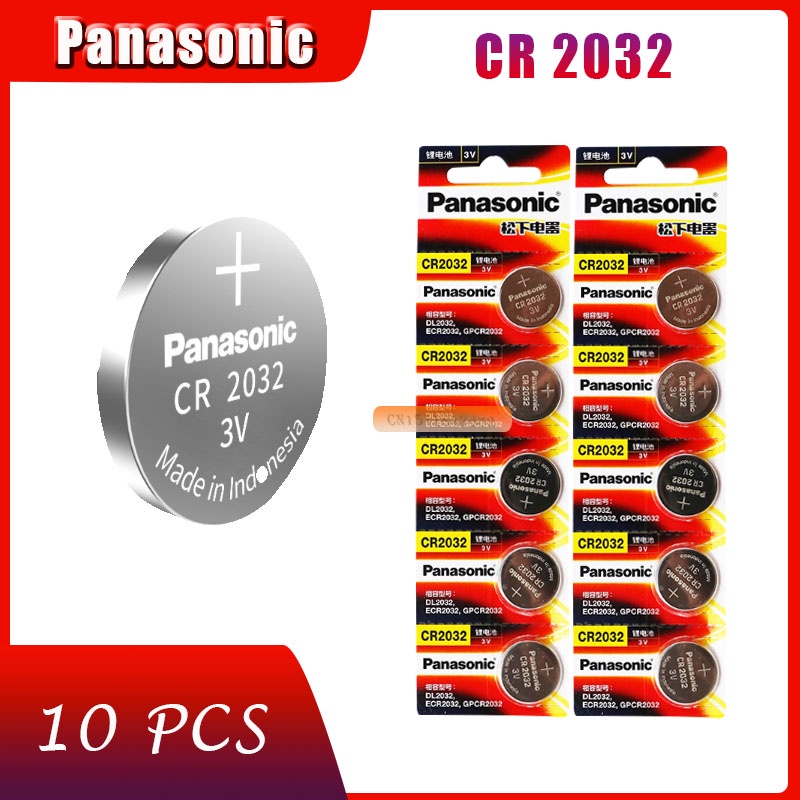 แบตเตอร10cs al brand new battery for ANASONIC cr2032 3v button cell