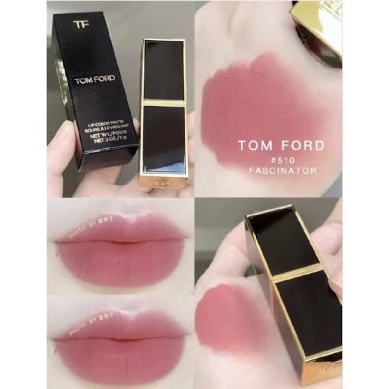 แท ลป Tom Ford matte Lip color ส 100 510 25 26 Mocha Rose