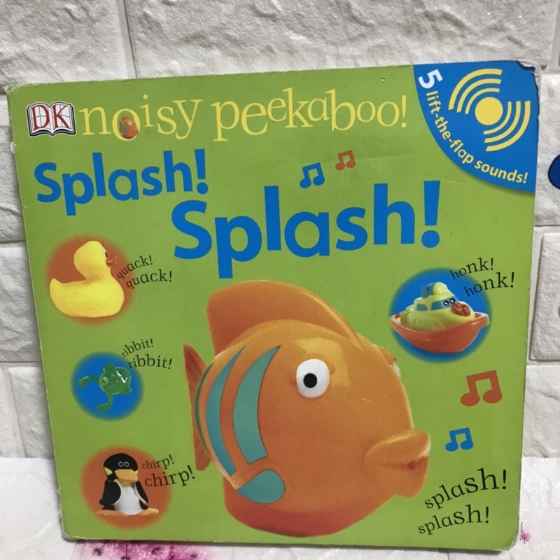 Noisy Peekaboo Splash Splash Board Book Shopee Thailand