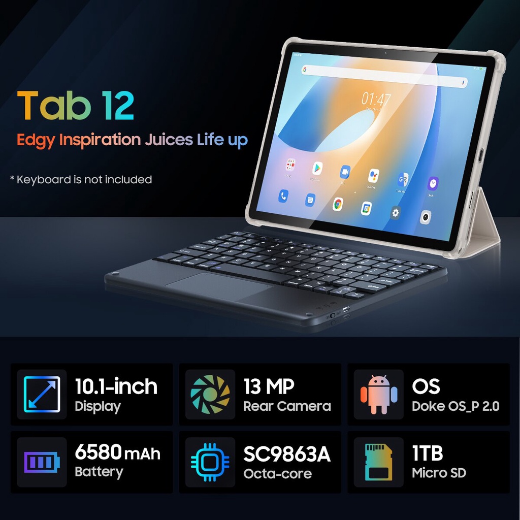 Blackview Tab 12 10 1นว Android 11 Unisoc SC9863A Octa Core 4GB RAM