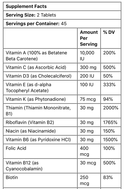 21st Century Mega Multi For Men Multivitamin Multimineral 90