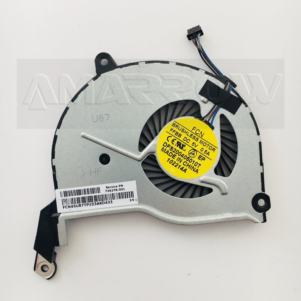 Original Free Shipping Laptop Heatsink Cooling Fan Cpu Cooler For Hp Z