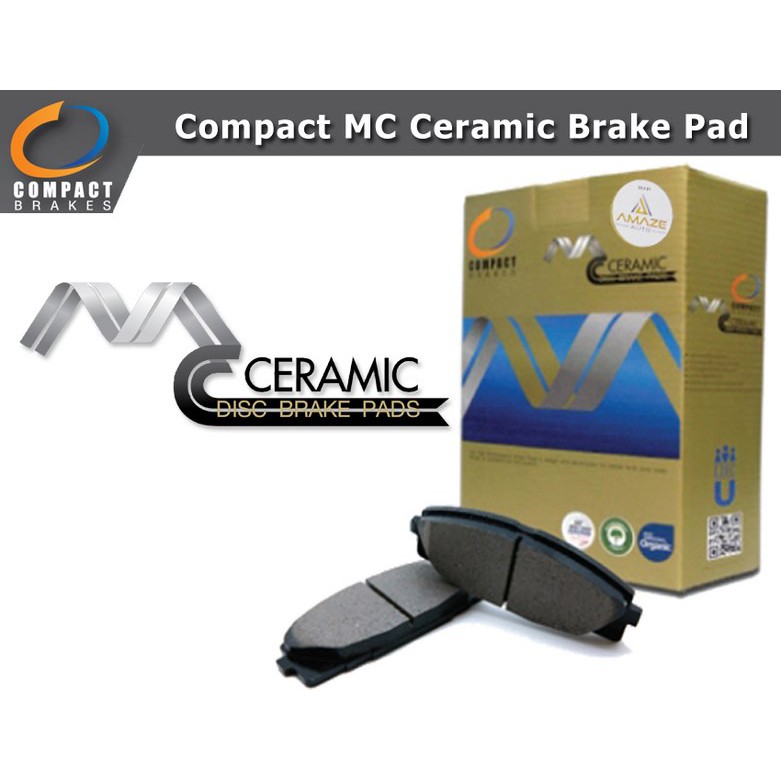 ผาเบรก ดกสหนา Toyota Altis ผาเบรค Compact Brakes รนCeramic