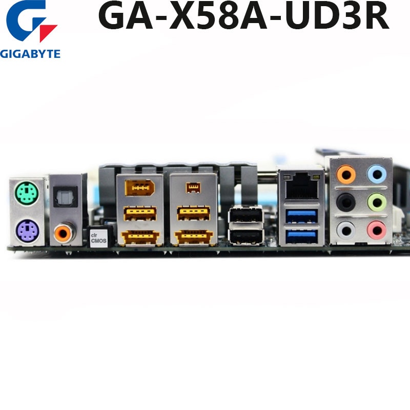 Gigabyte GA X58A UD3R Original Motherboard 1366 Pin X58 Desktop