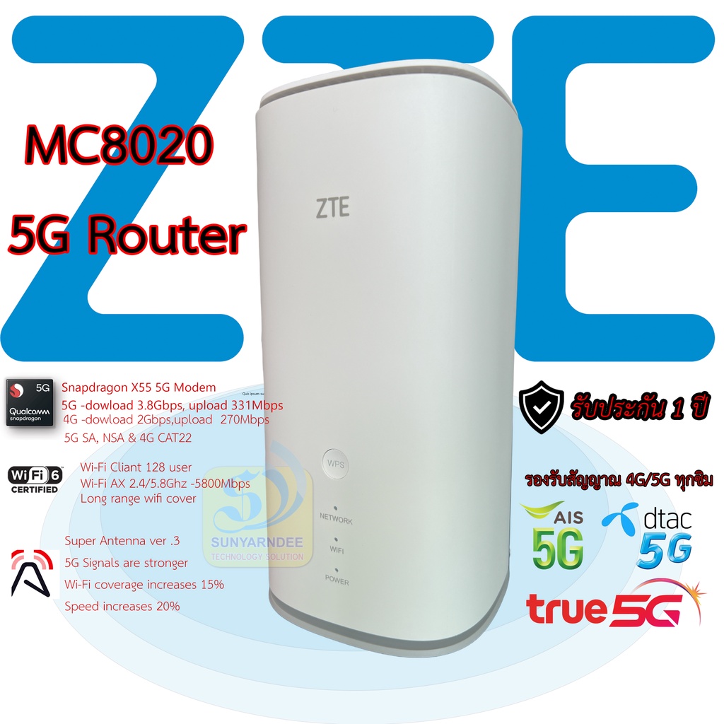 Zte G Cpe Pro Mc Router Wifi Ax Shopee Thailand