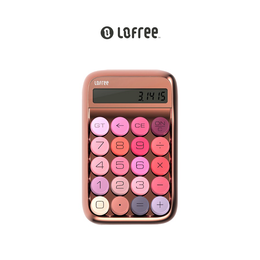 Xiaomi Lofree Calculater เครื่องคิดเลข เฉดสีโรสโกลด์ #เครื่องคิดเลข #Lofree