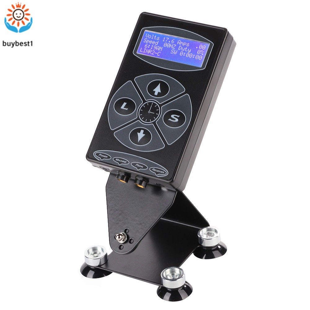 Professional LCD Display Tattoo Power Supply Multi Functional Button