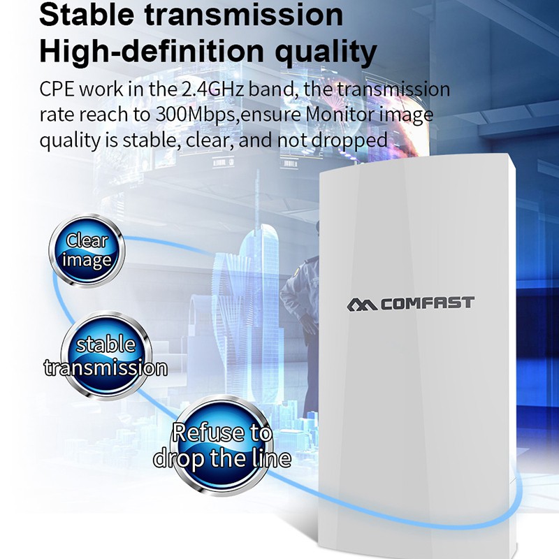 Comfast E N Mbps Outdoor Cpe Bridge Point To Point Km Stable