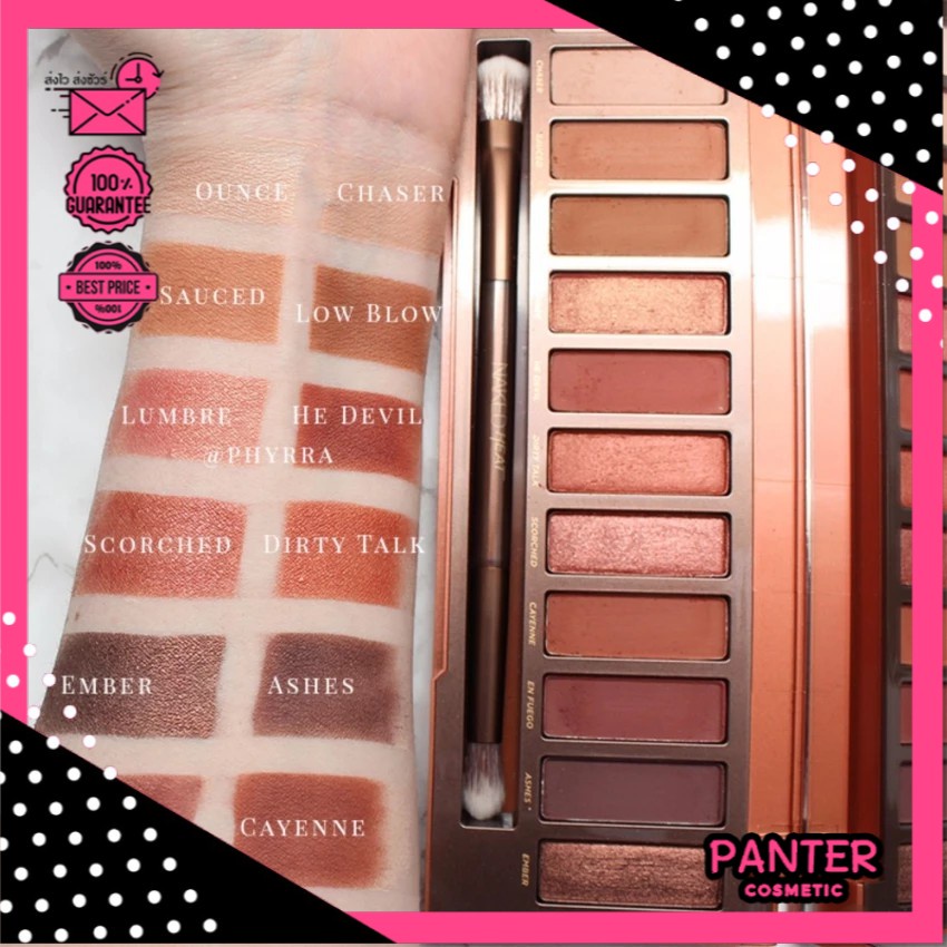 ของแท Clearance สดคม Urban Decay Naked Petite Heat