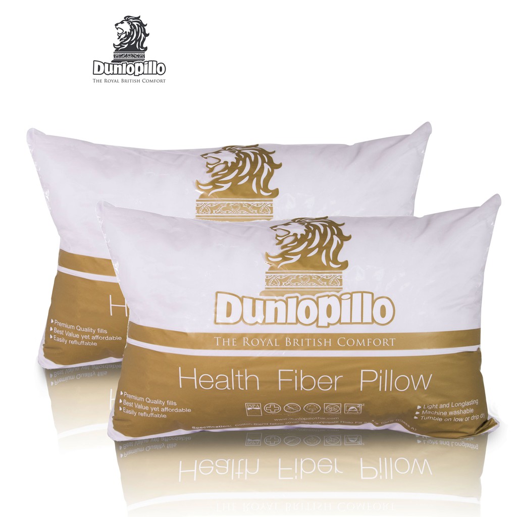 Dunlopillo หมอนหนุนสุขภาพ ซื้อ1 แถมฟรี1 รุ่น Royal Cloud ป้องกันไรฝุ่นและแบคทีเรีย ส่งฟรี #5