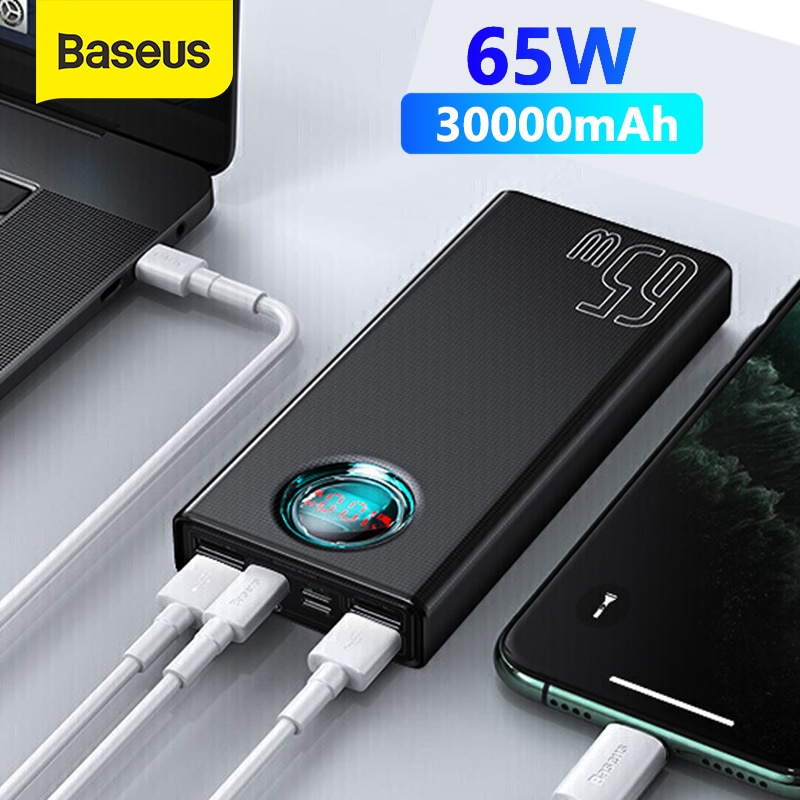 Baseus Power Bank Mah W W Pd Quick Charging Qc Fcp Scp