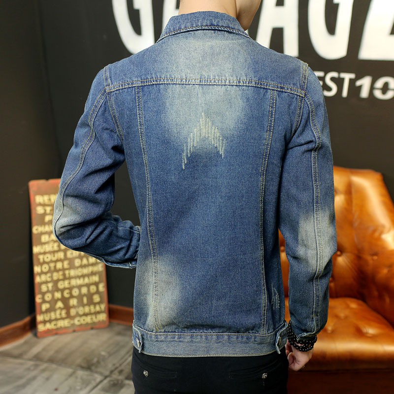 Men S Denim Jacket Male Korean Version Of The Trend Of Self Cultivation