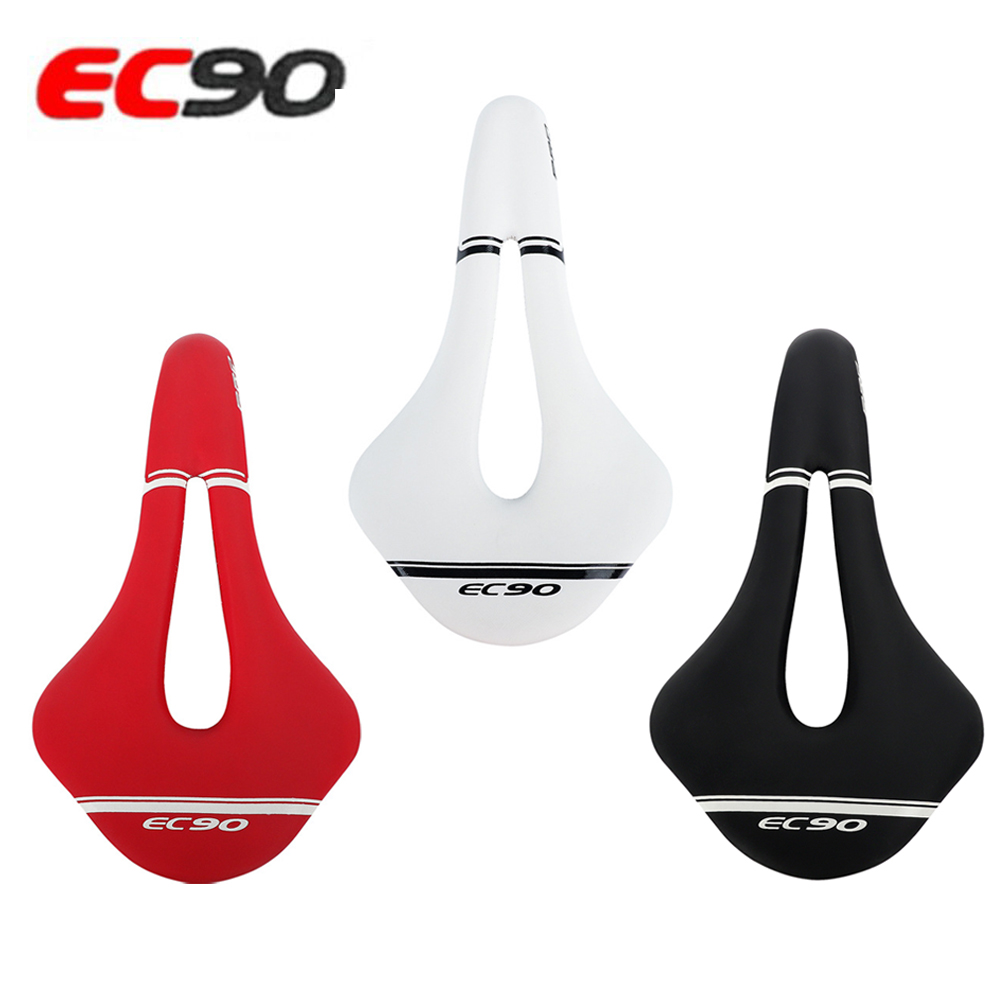 Ec Ev Leather Steel Bow Shock Bicycle Seat Saddle Mtb Bike Saddles