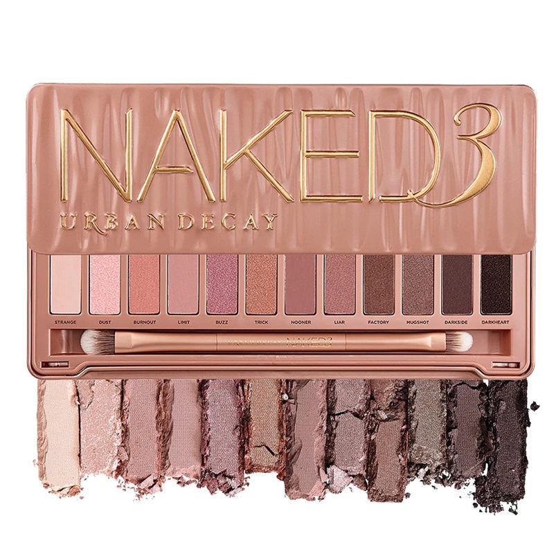 อายชาโดวพาเลท URBAN DECAY NAKED 3 Eyeshadow Palette Shopee Thailand