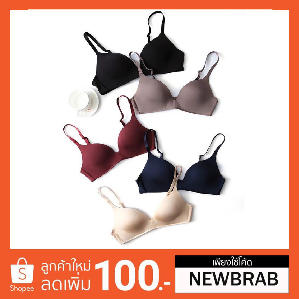 *ส่งเร็ว ภายใน 1-2 วัน* New บราไร้โครงเพื่อ สุขภาพ บราไม่มีโครง bra-002