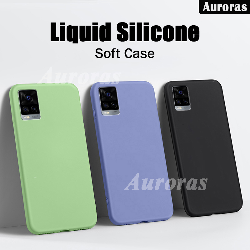 For VIVO V20 Pro Soft Liquid Silicone Case Silica Gel Casing