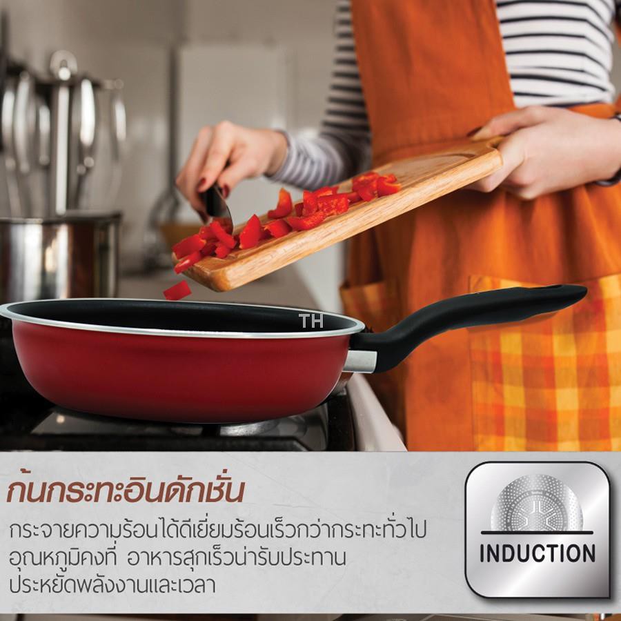 พรอมสงโปรเหนอโปร Tefal เซต ชดกระทะ กนอนดกชน Pure Chef กระทะ