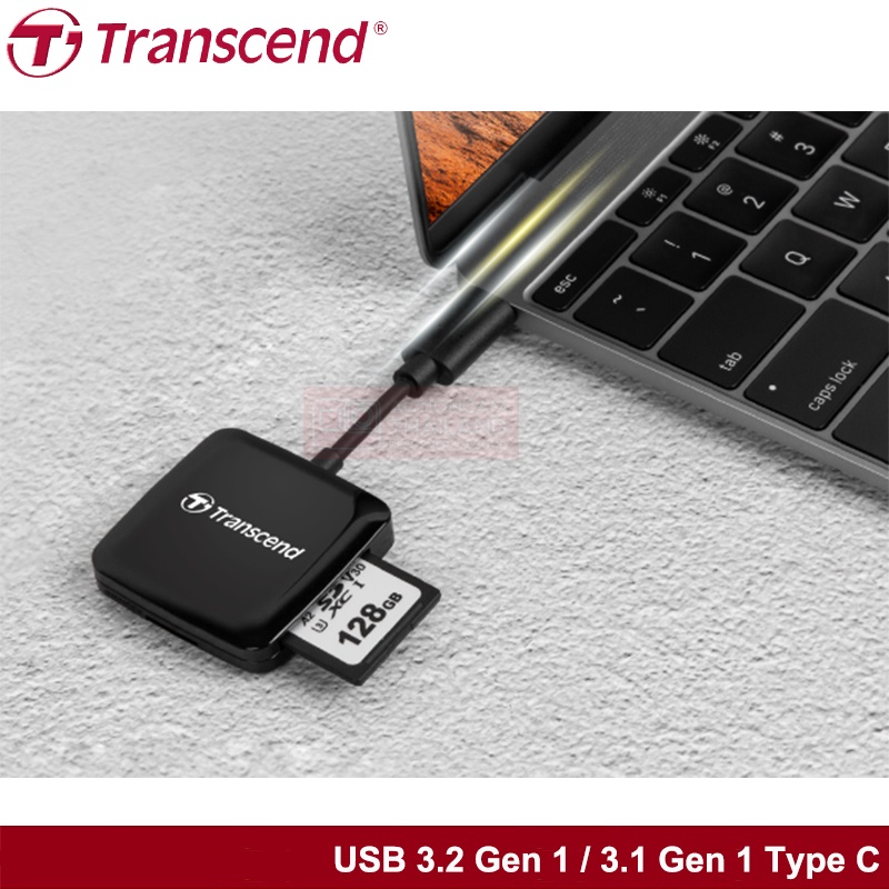 Transcend Card reader USB 3 2 Gen 1 3 1 Gen 1 Type C TS RDC3 การด