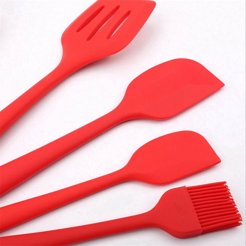 5pcs Set Non Stick Silicone Brush Egg Beater Spatula Kitchen Cooking