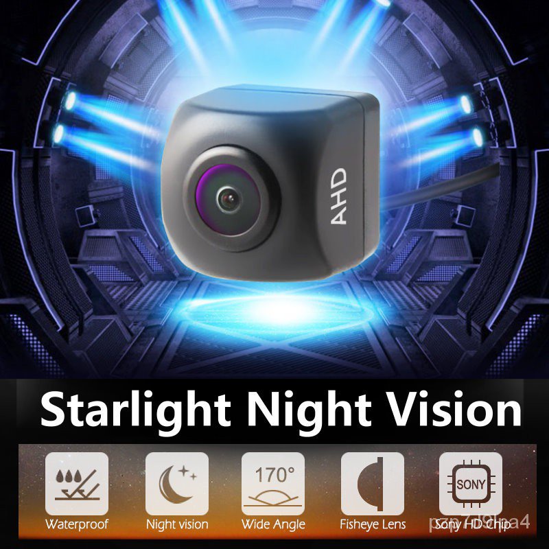 Ahd Camera Fisheye Lens Mini P Starlight Night Vision Car Rear View