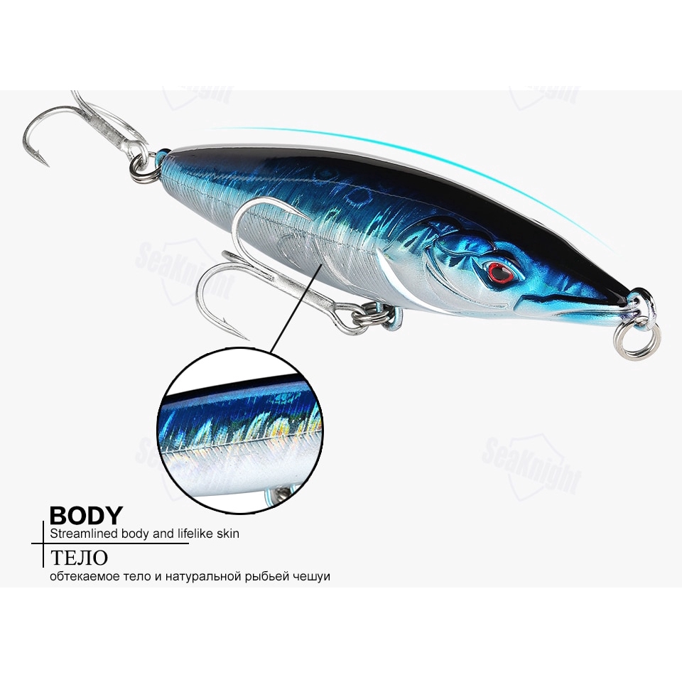 SeaKnight SK054 Floating Pencil Fishing Lure 16g 110mm Topwater 1PC