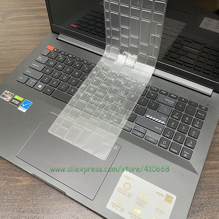 แปนพมพคอมพวเตอร Clear Tpu Laptop Keyboard Cover Skin Protector For