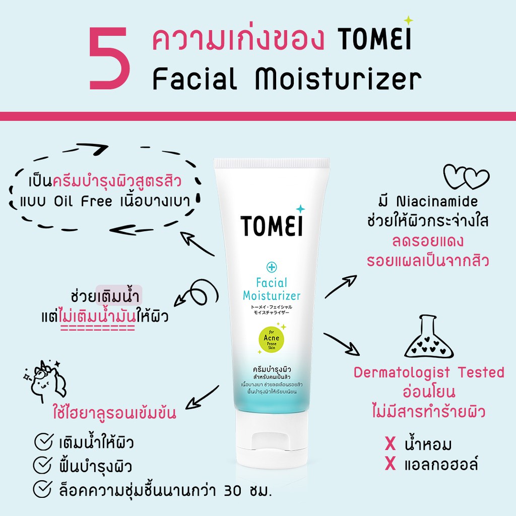 78LYSUBNโคดสวนลด10 Tomei Anti Acne Cream Plus 9g ครมแตมสวสตร