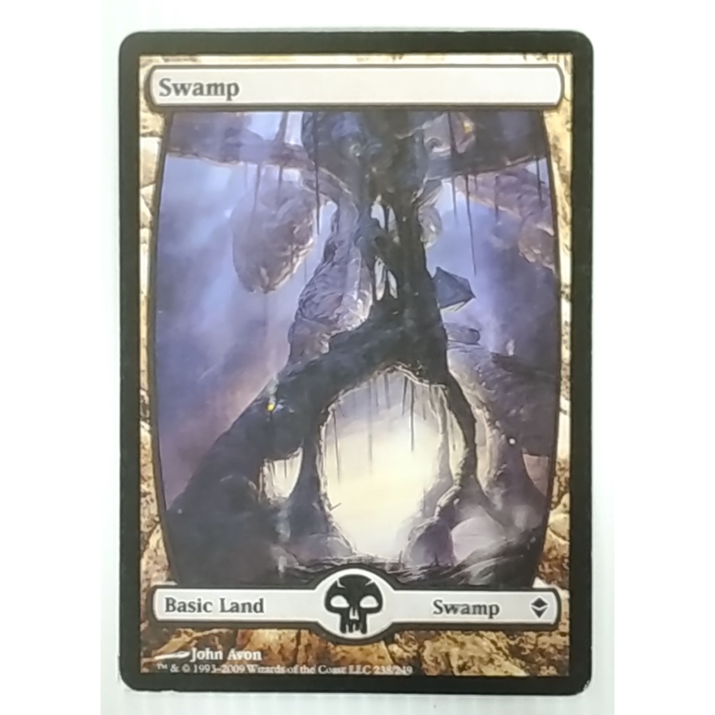 Mtg Card Black Core Modern Set Basic Land Swamp Magic