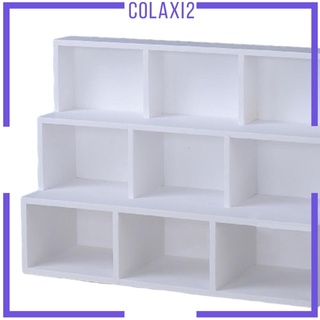 Colaxi Compartments Dolls Display Cabinet Show Off Small