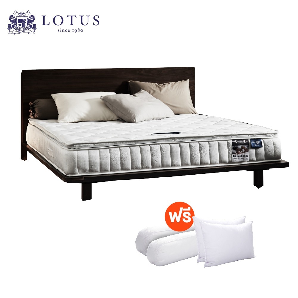 Lotus ที่นอนรุ่น Premium หนา 9 นิ้ว ~นุ่มแน่นสบายใกล้เคียงยางพารา **แถมฟรีหมอนหนุน+หมอนข้าง ส่งฟรี #8