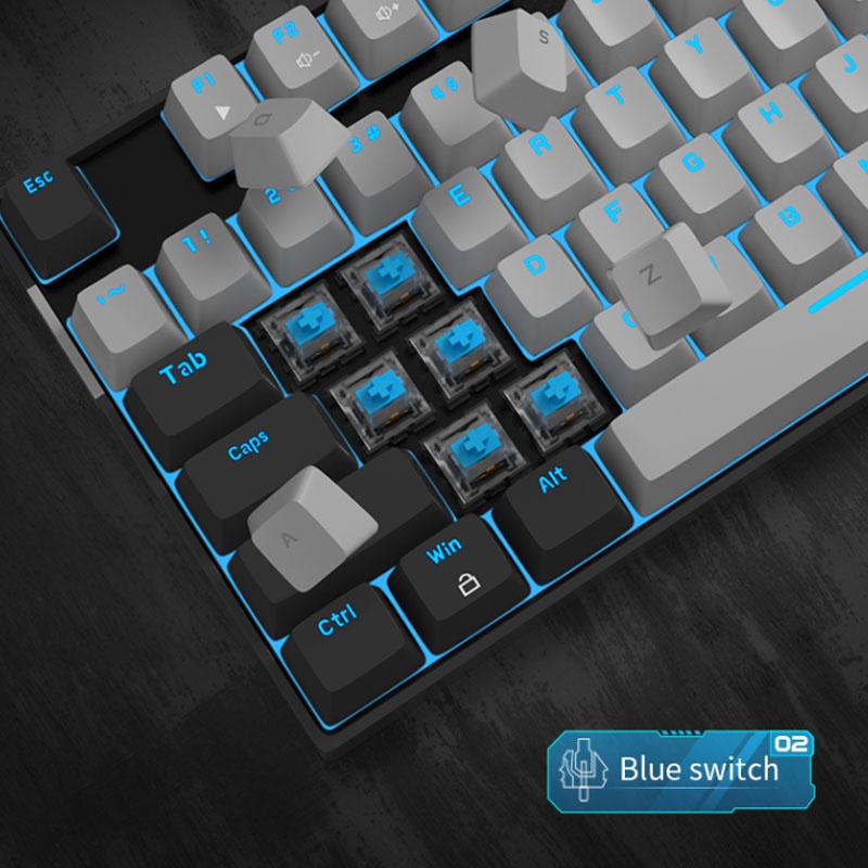 Magegee Mk Star Mechanical Gaming Keyboard Blue Red Switch Keys