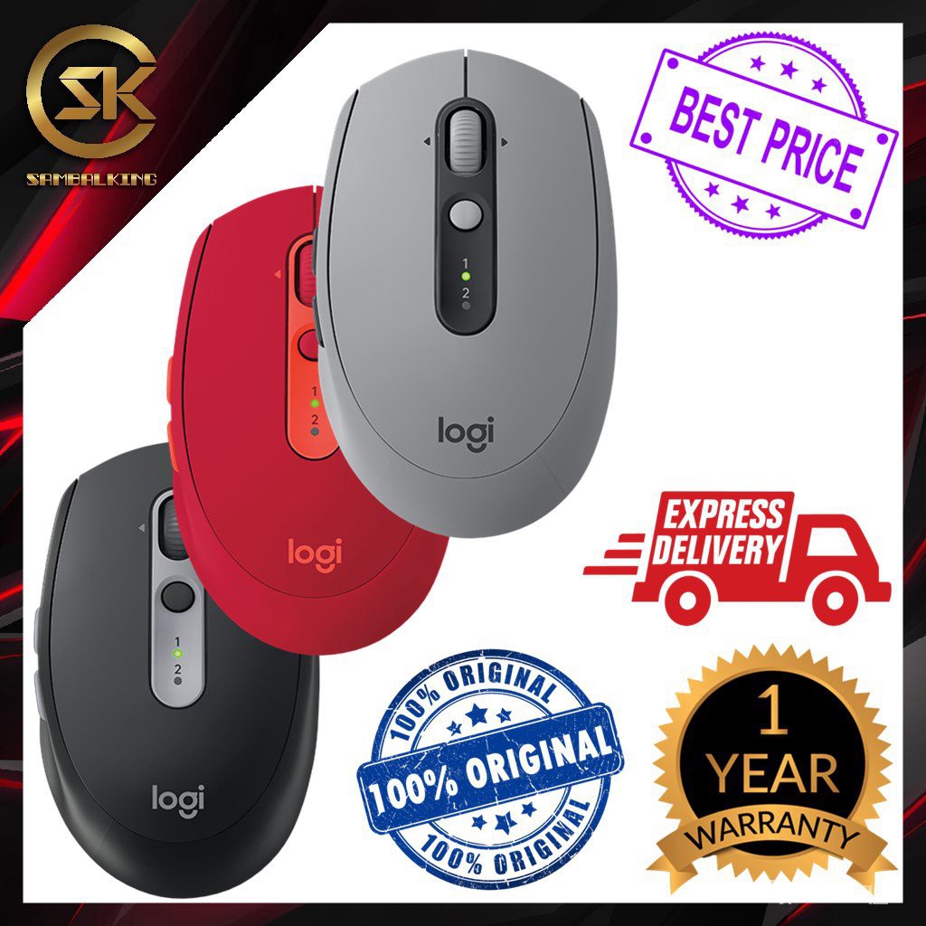 M Logitech Mouse Wireless Bluetooth Unifying Multi Device Silent