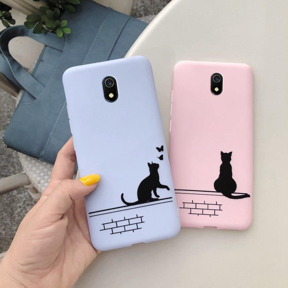 Full Cover For Xiaomi Redmi 8A 8 A Case Soft Silicone Cute Painted