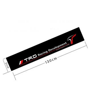 130x21cm Modified TRD Off Road TOMS Reflective Vinyl Car Front Rear