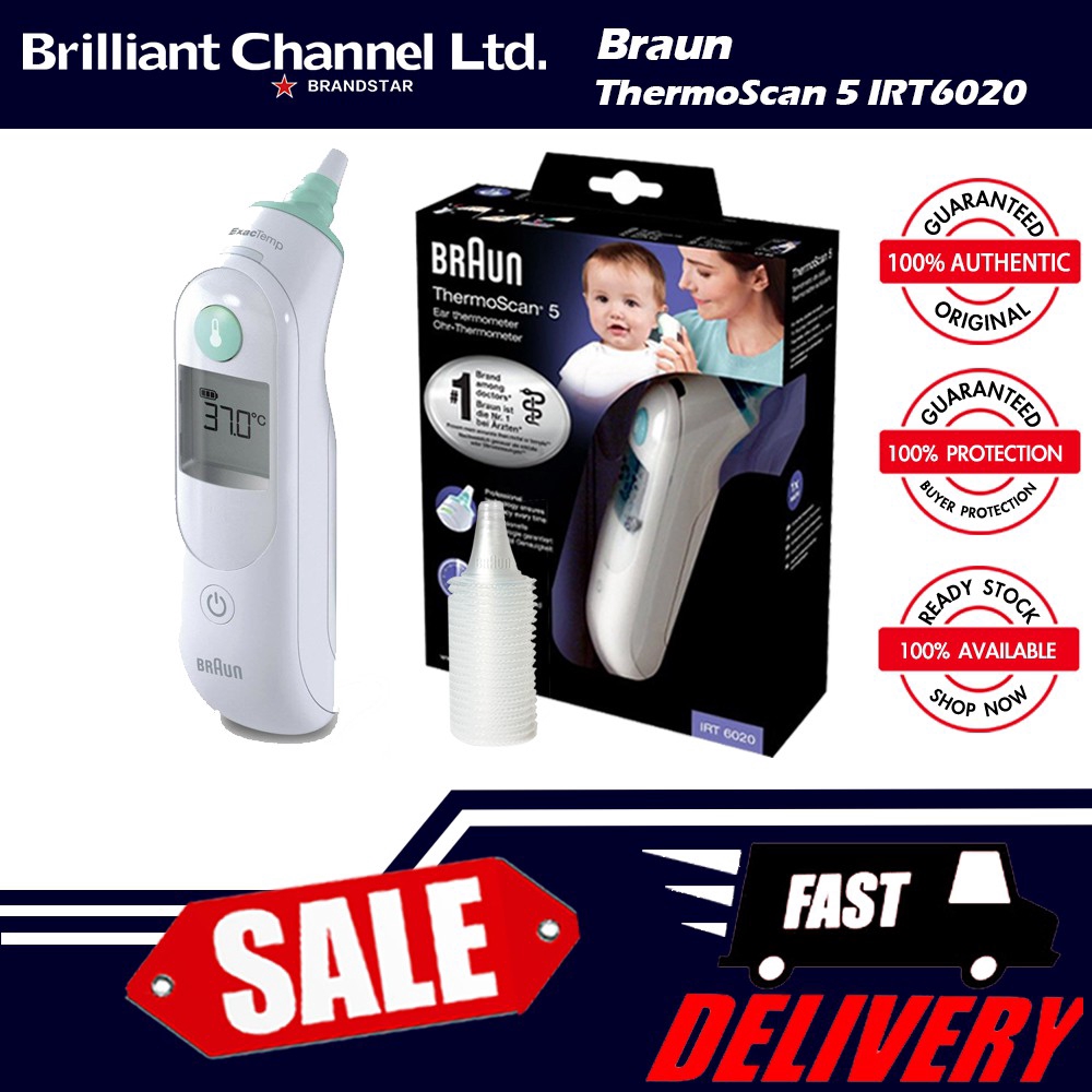 Braun Irt Thermoscan Ear Thermometer