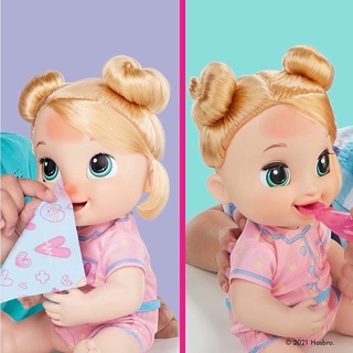 Baby Alive Lulu Achoo Doll Inch Interactive Blonde Hair Shopee