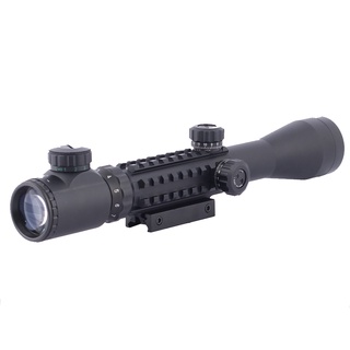 Hunting Airsoft Rifle Scope 3 9X40EG Red Green Illuminated Rangefinder