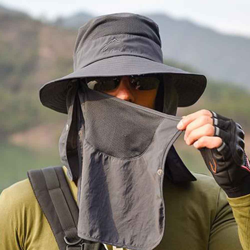 Unisex Camping Foldable Neck Face Cover Breathable Hiking Traveling