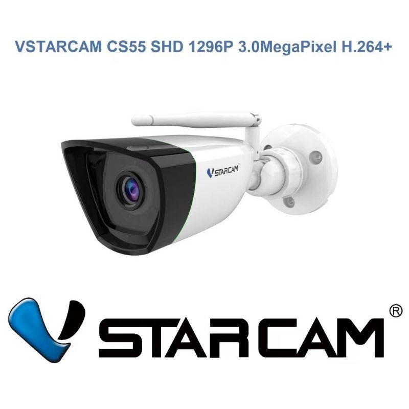 Sale VStarcam CS55 1296P Outdoor IP Camera กลองวงจรปดไรสาย กลองนอก