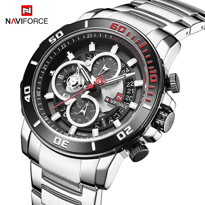 NAVIFORCE New Sport Watches Mens Wild Fashion Waterproof Military