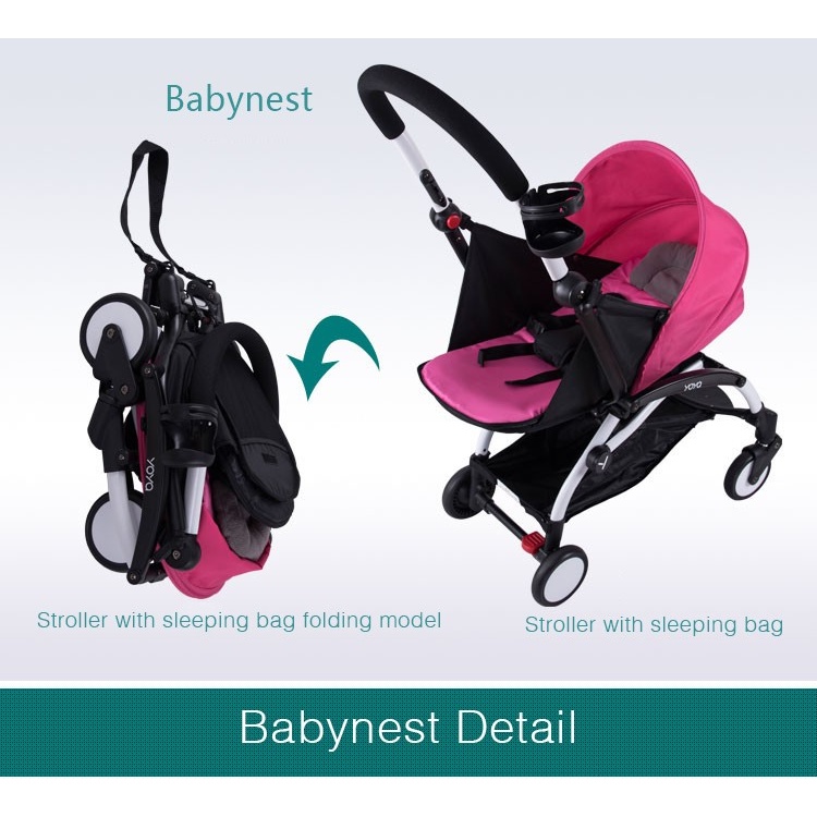 รถเขนเดกOriginal Yoya Baby Stroller 2 in 1 Newborn nb nest Trolley