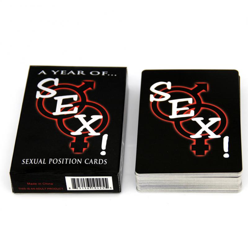 Sex Game Card Set A Year Of Sex For Adult Erotic Toy Sexual