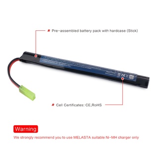 แบตเตอร2ack 8 4V 1600mAh 2 3A NiMH Battery with Mini Tamiya connector