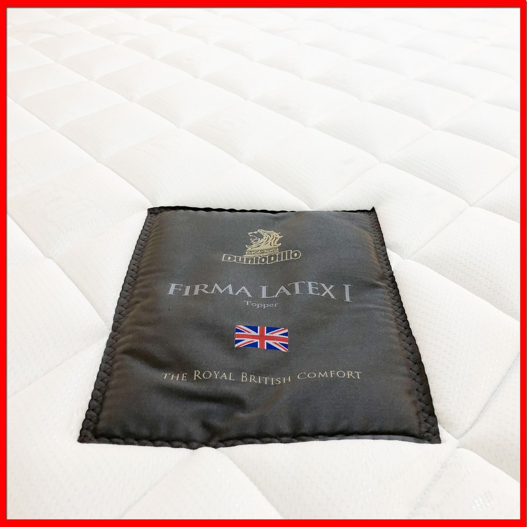 Dunlopillo ที่นอนยางพาราแท้ 100% หนา 2นิ้ว รุ่น Firma Latex ส่งฟรี KERRY #8