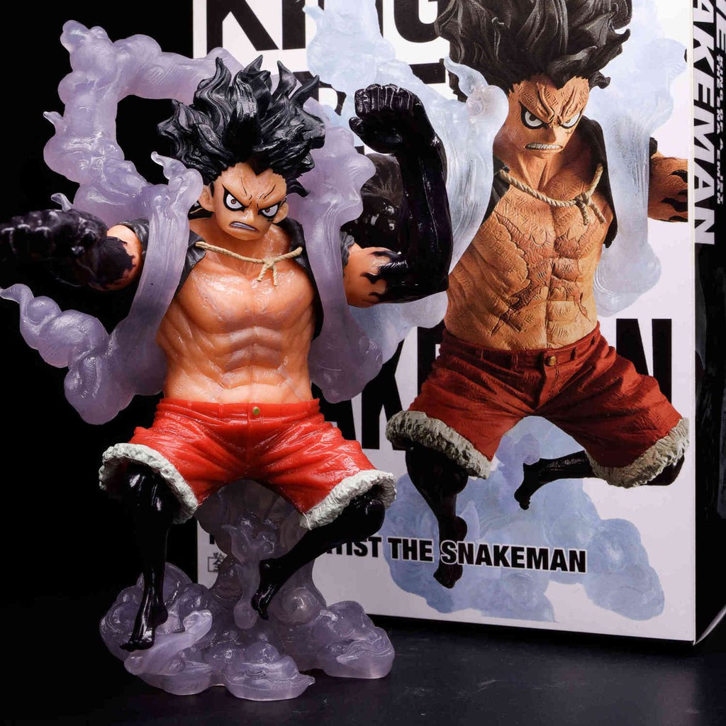 ฟกเกอร One Piece MH POP Max Luffy Snake Man Battle stance Model 28