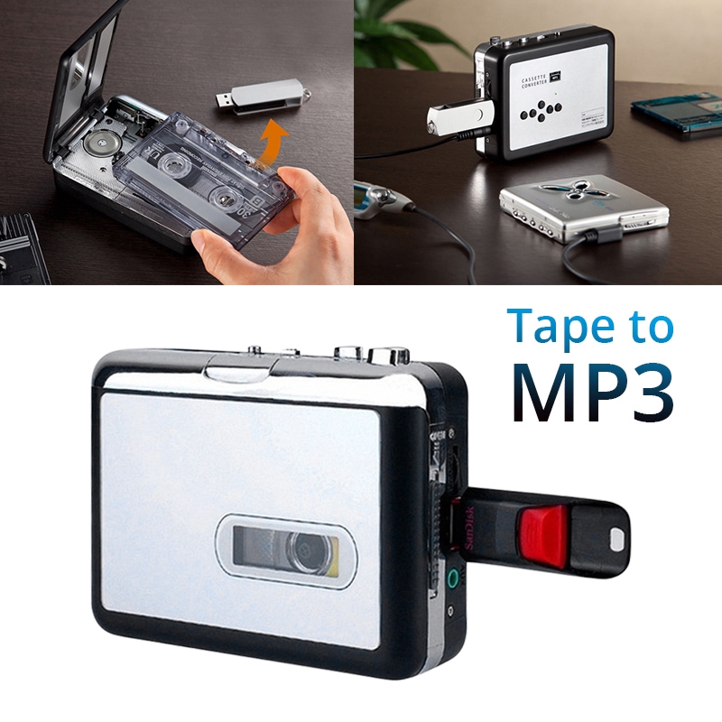 Nostalgia Cassette Tape Player Convert To Mp Wav Usb Audio Music