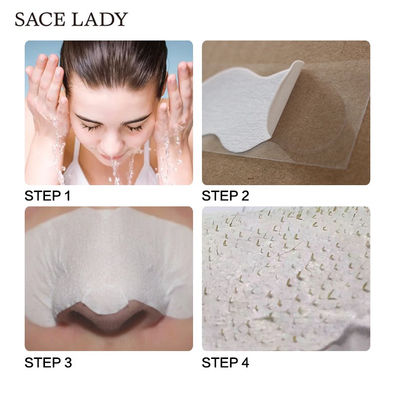 SACE LADY แผ่นแปะลอกสิวเสี้ยนบริเวณจมูก #6