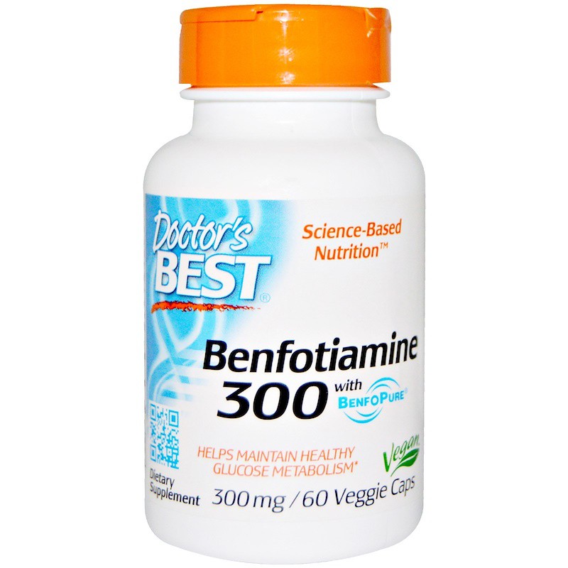 Doctor S Best Benfotiamine With Benfopure Mg Veggie Caps