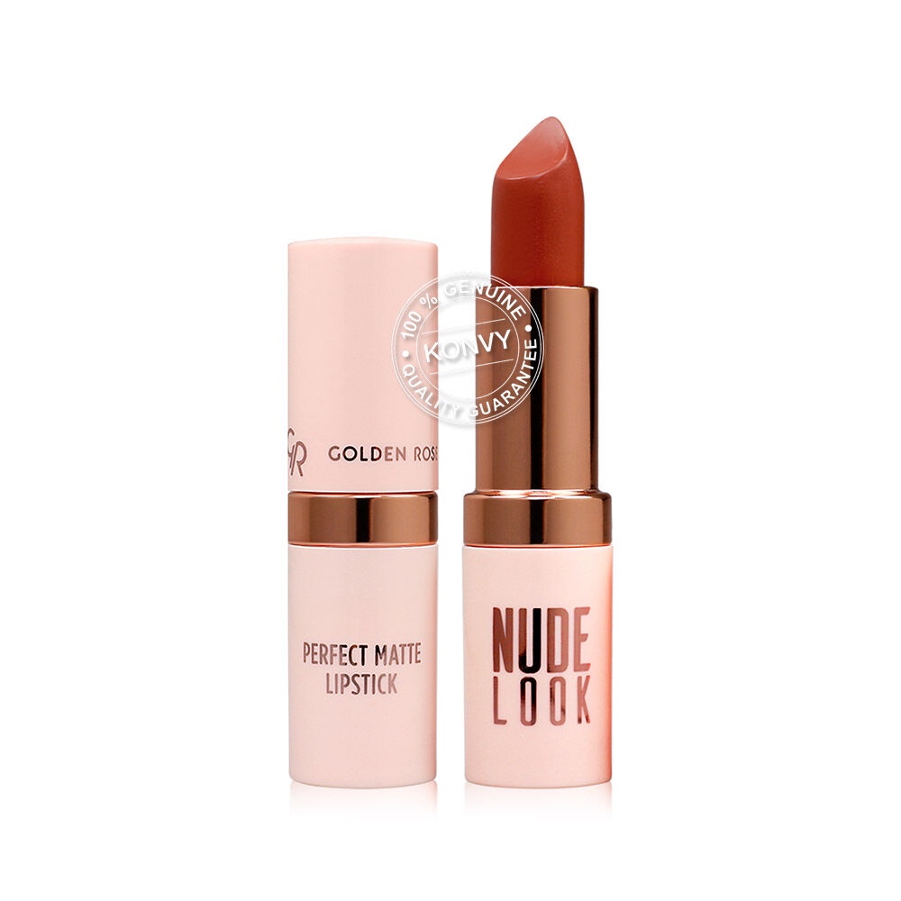 Golden Rose Nude Look Perfect Matte Lipstick G Peachy Nude