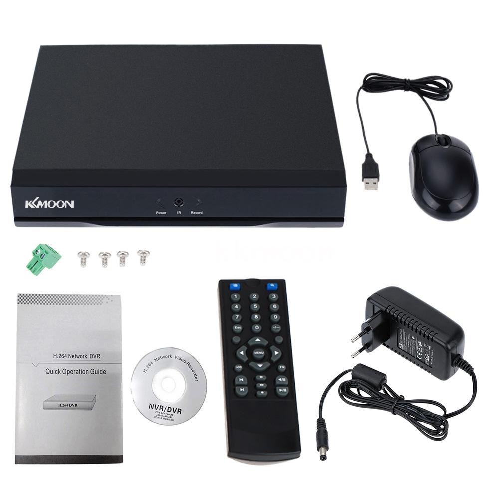 kkmoon 16 ch 1080 p ไฮบรด nvr ahd tvi cvi dvr 5 in 1 กลองบนทก